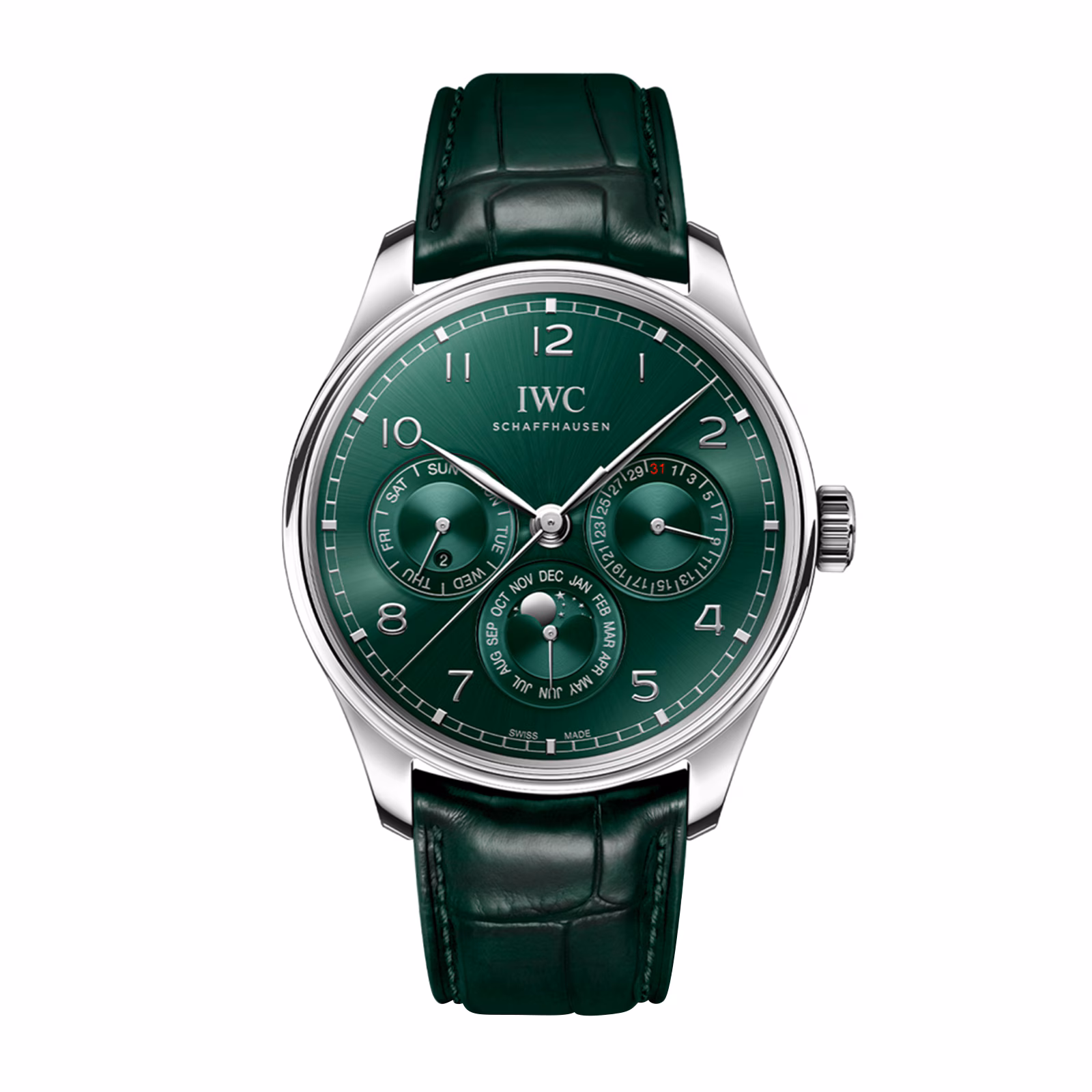 [2026 Mirror Grade]IWC Portugieser Automatic 42mm Mens Watch Green IW344207