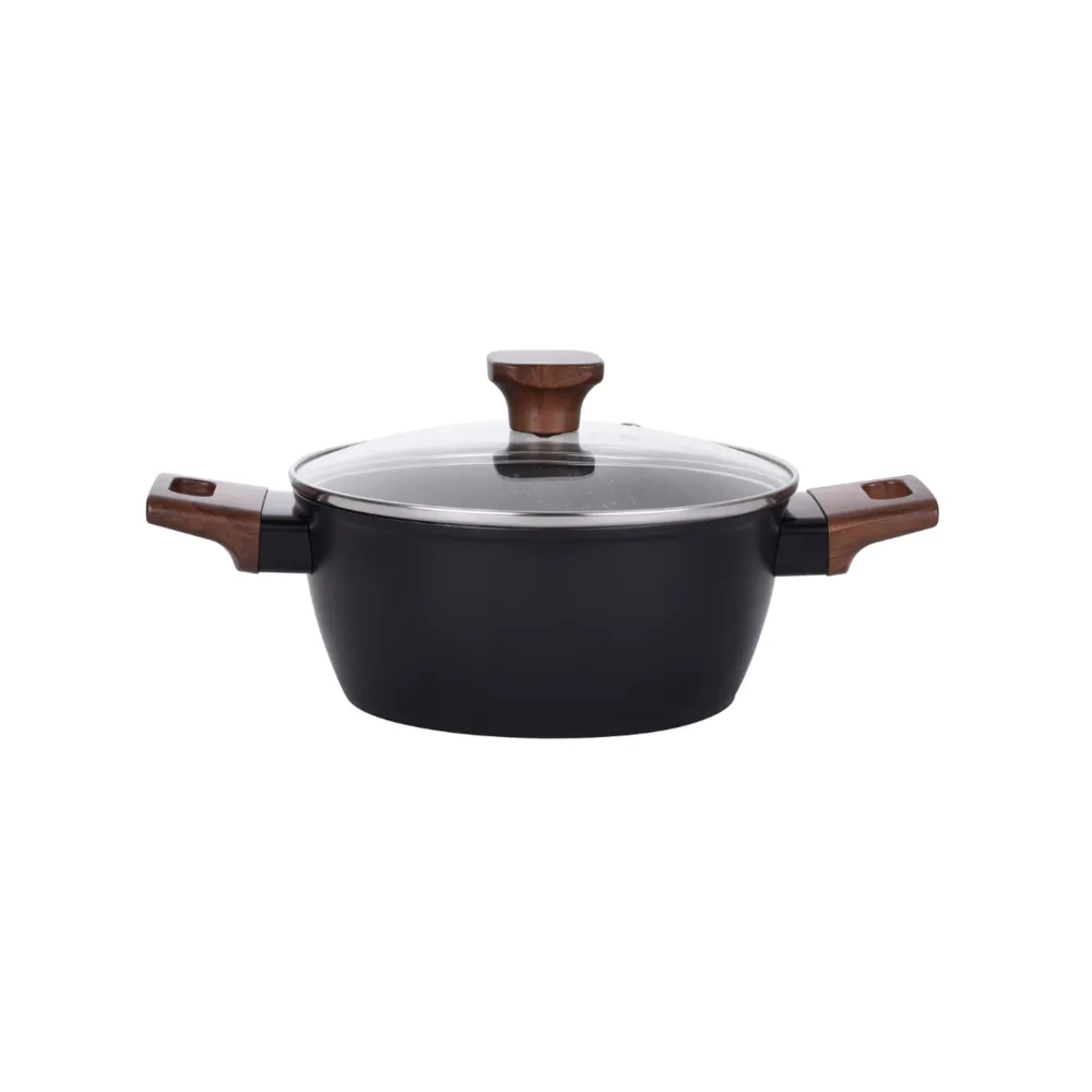 Mimo Style Studio Cook Black 4-Piece Aluminum Cookware Set