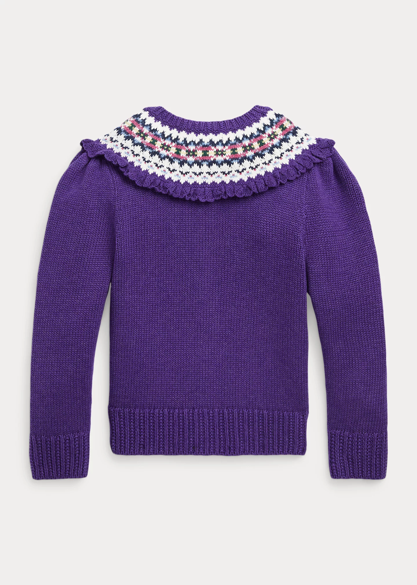 Fair Isle Cotton-Blend Cardigan