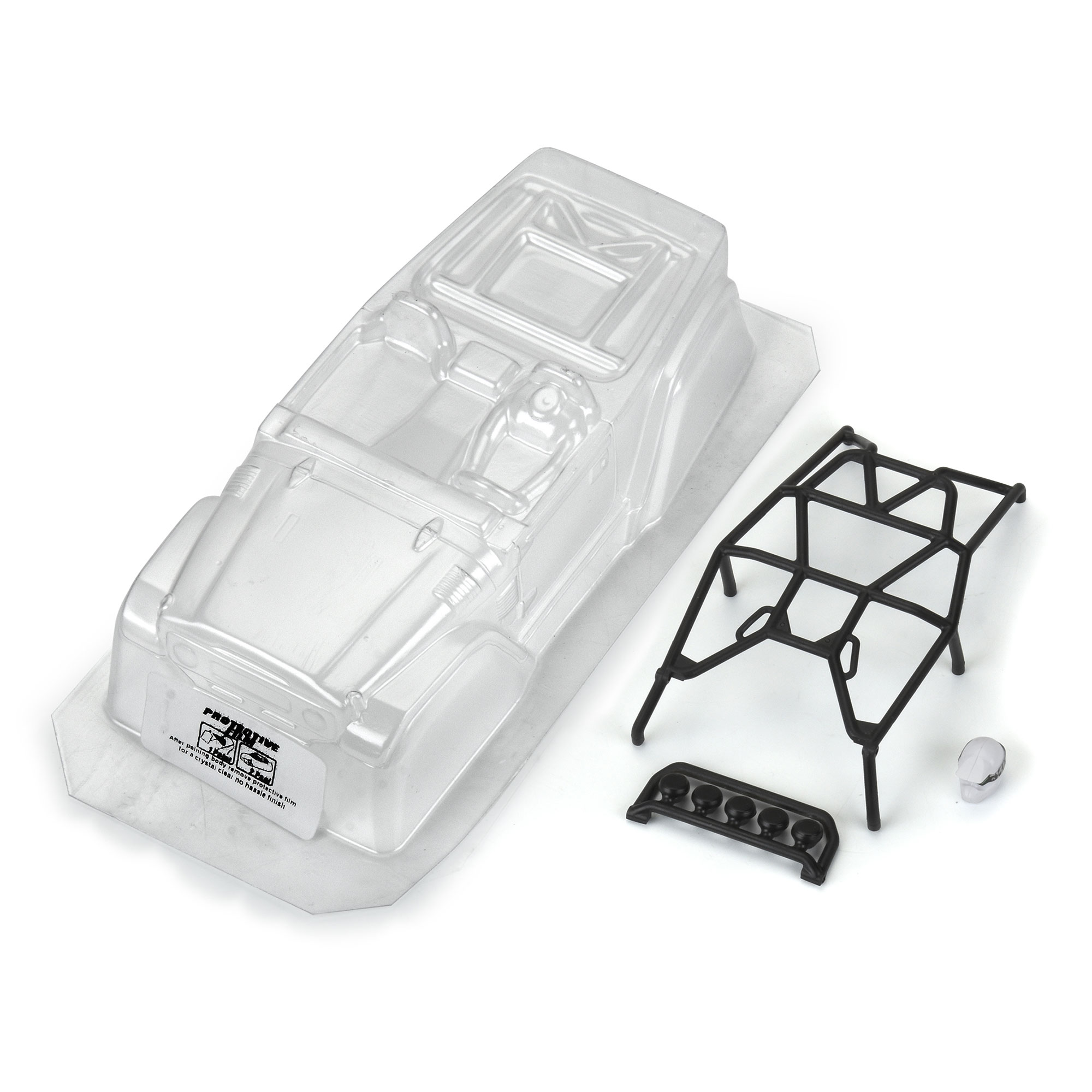1/24 1979 Toyota Land Cruiser FJ40 Clear Body with Trail Cage: SCX24