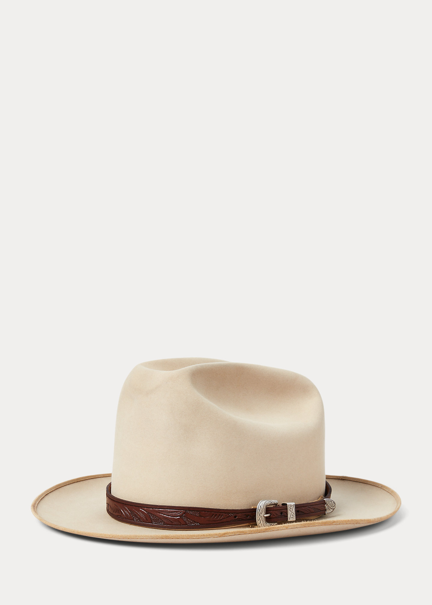 Hand-Tooled Leather Hat Band