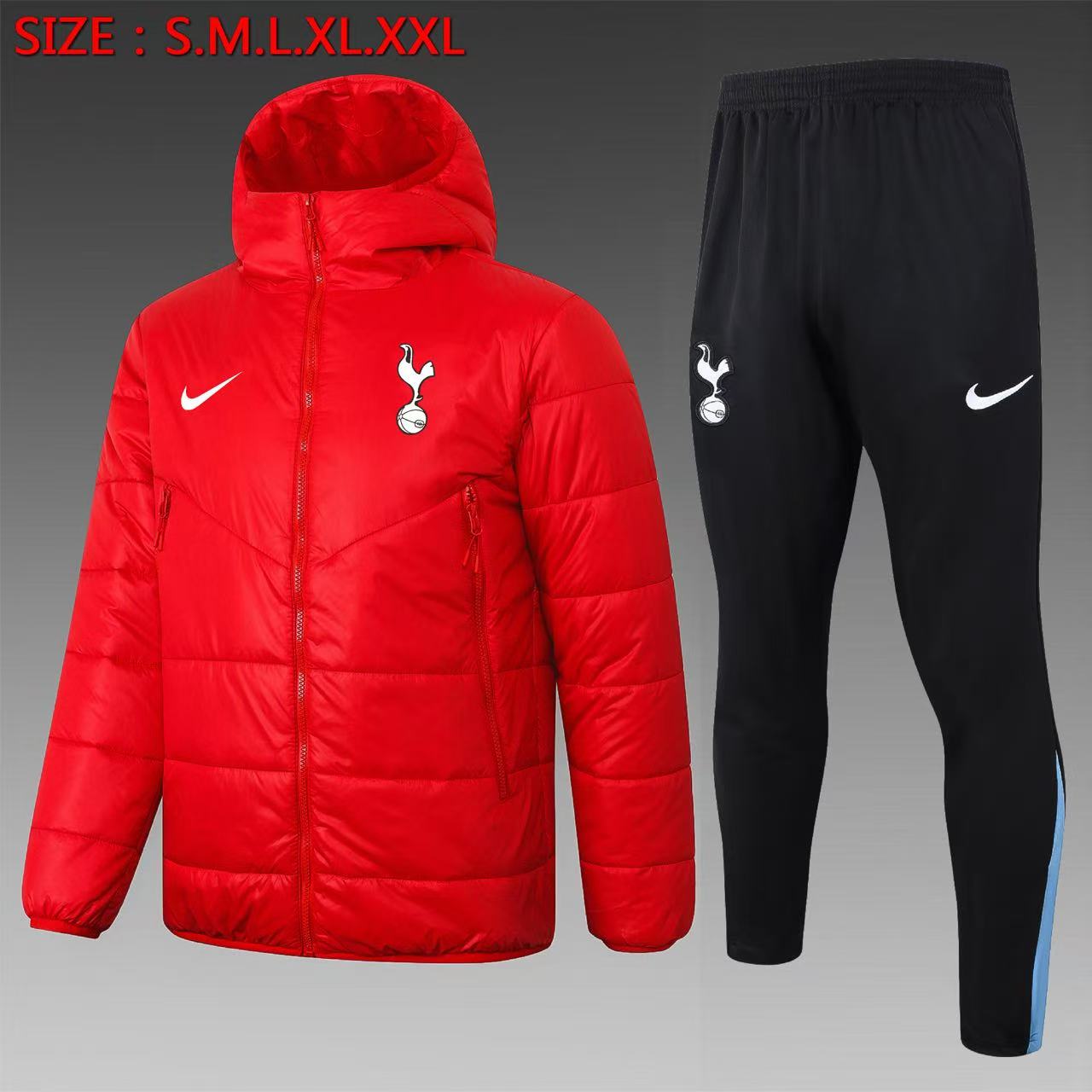 Tottenham Hotspur Cotton Hoodie Coat With Pants Red 2025/26