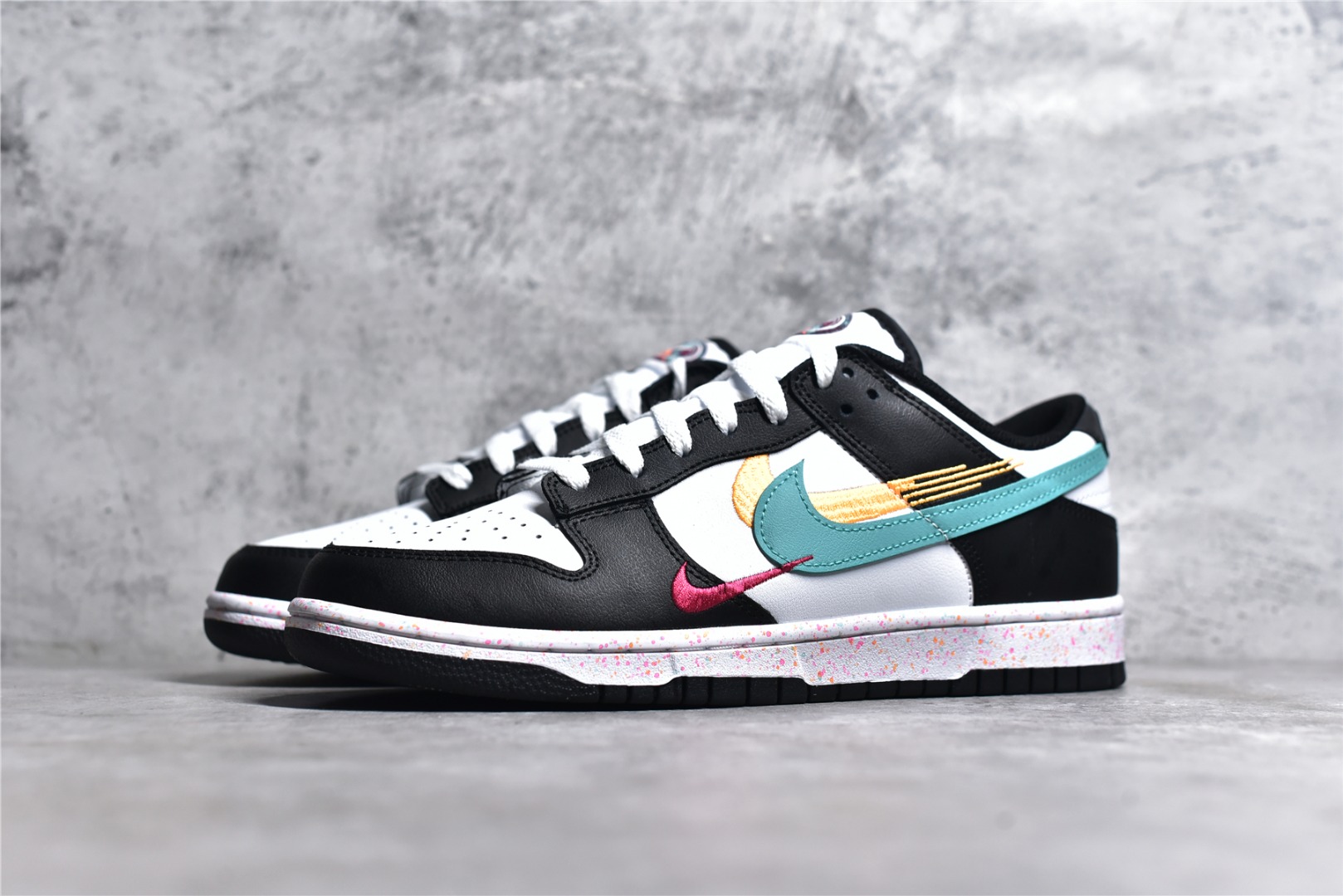 CY DUNK LOW MULTIPLE SWOOSHES WHITE WASHED TEAL (W) FD4623-131