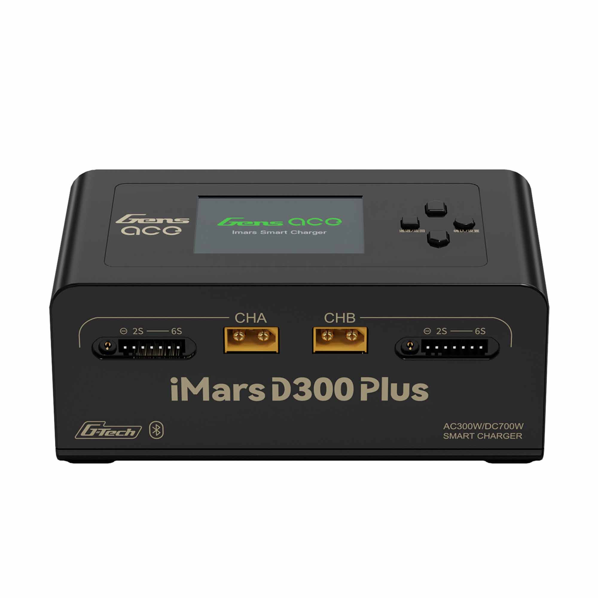 iMars D300 Plus G-Tech Charger with Bluetooth, Black