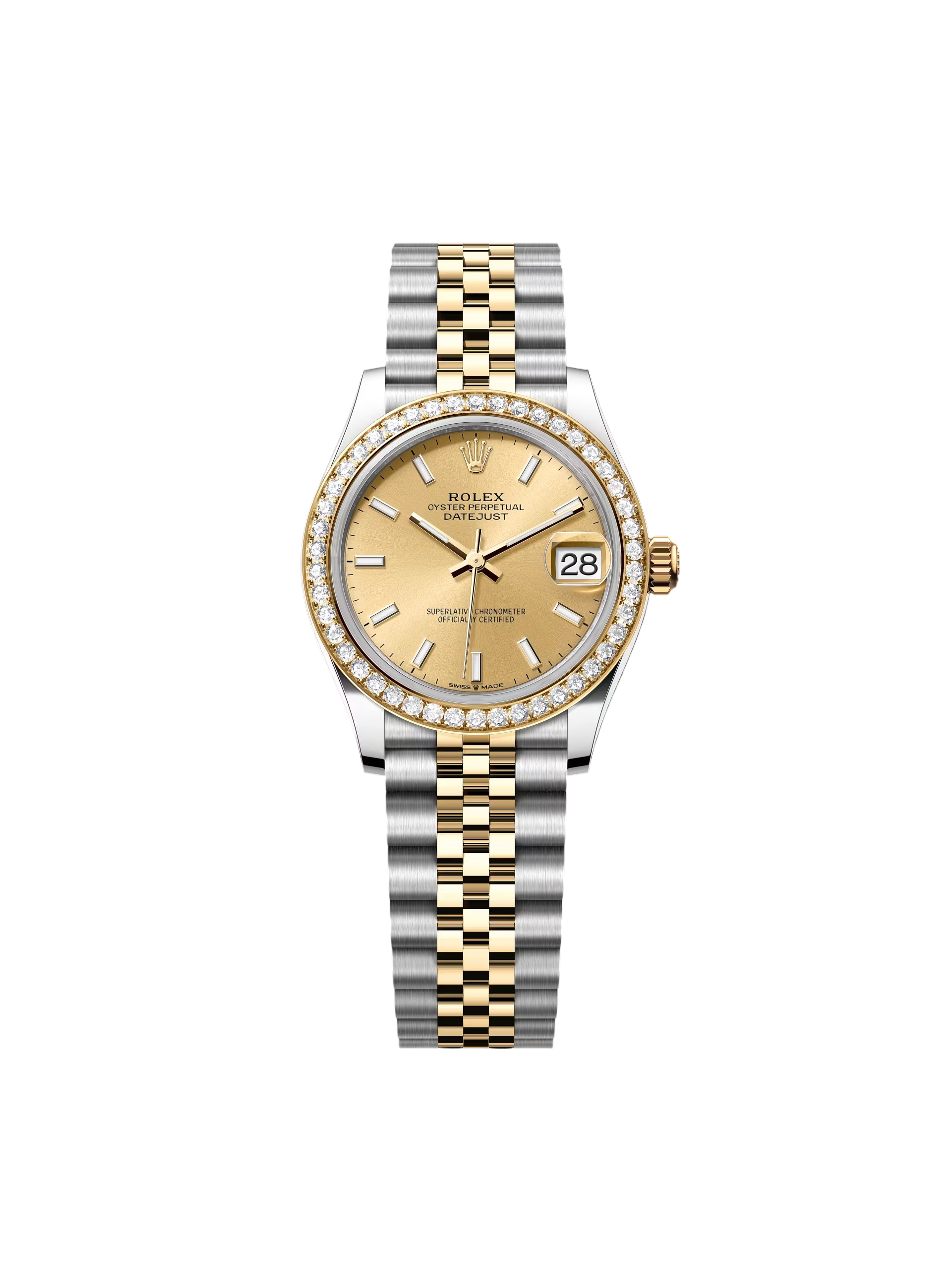 [2026 Mirror Grade]RLX Datejust m278383-0013/0014  31mm Champagne Dial Oyster Bracelet