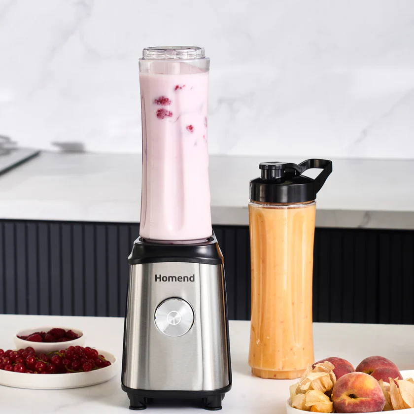 Homend Mixfresh 7010EU Blender Personnel Pour Smoothies Inox 350W
