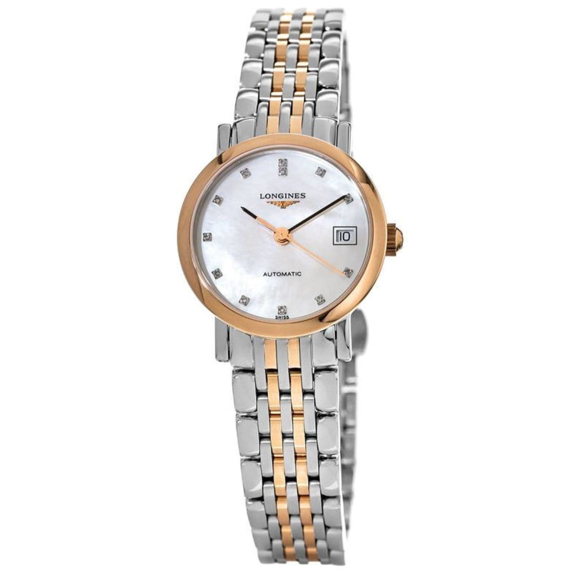 [2026 Mirror Grade]Longines Women's L4.309.5.87.7 Elegant Rose-Tone Stainless Steel Watch