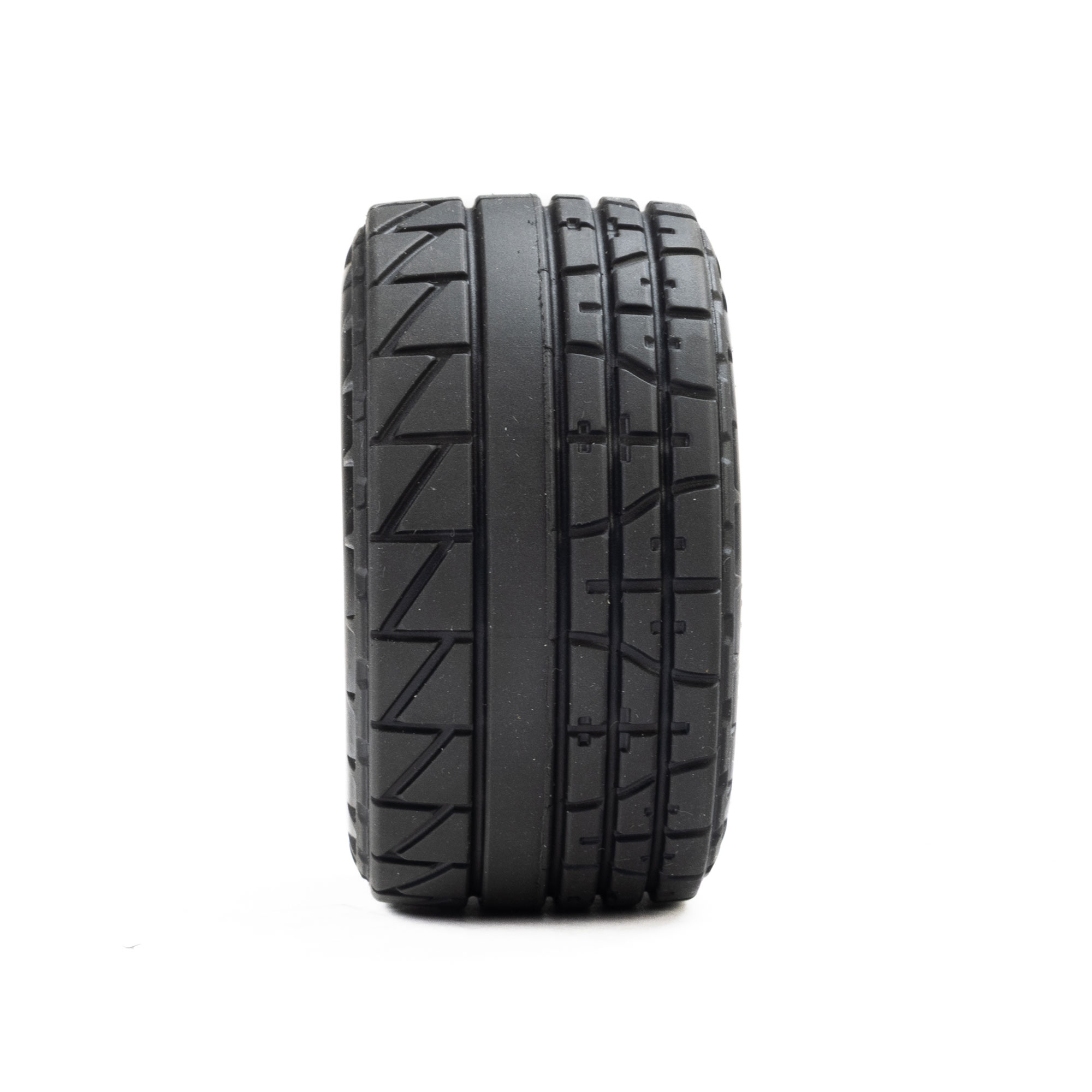 Menace Front/Rear Street Tires Mounted 12mm Black Split Six (2): ARRMA MINI KRATON