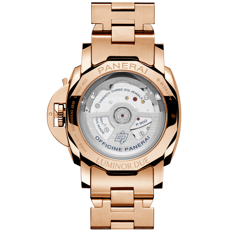 [2026 Mirror Grade]Luminor Due Golden Blue TuttoOro 38mm
