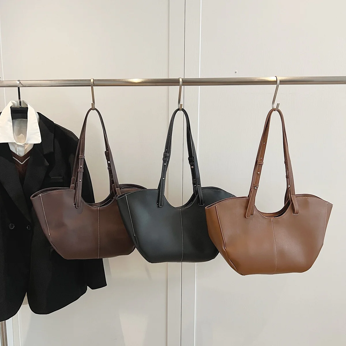 June Vegan Leather Tote