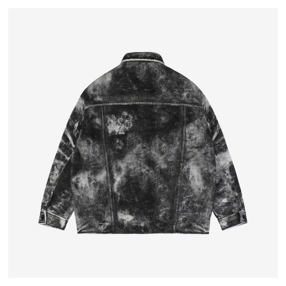 Alexander Wang Distressed Print Graphic Jacket