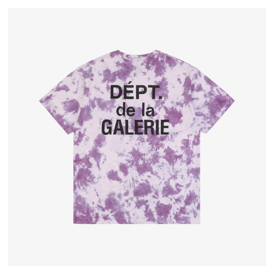 Gallery Dept Tie-Dye French Lettering Graphic T-Shirt