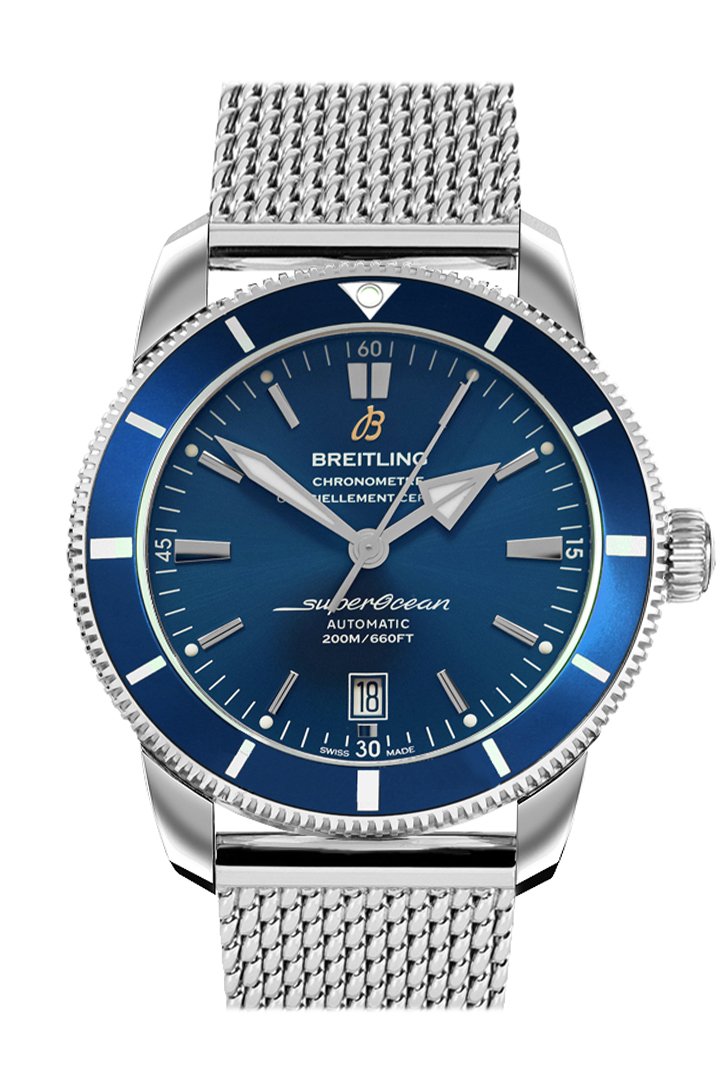[2026 Mirror Grade]BREITLING Superocean Heritage II Automatic Chronometer Blue Dial Men's Watch AB2010161 C1A1