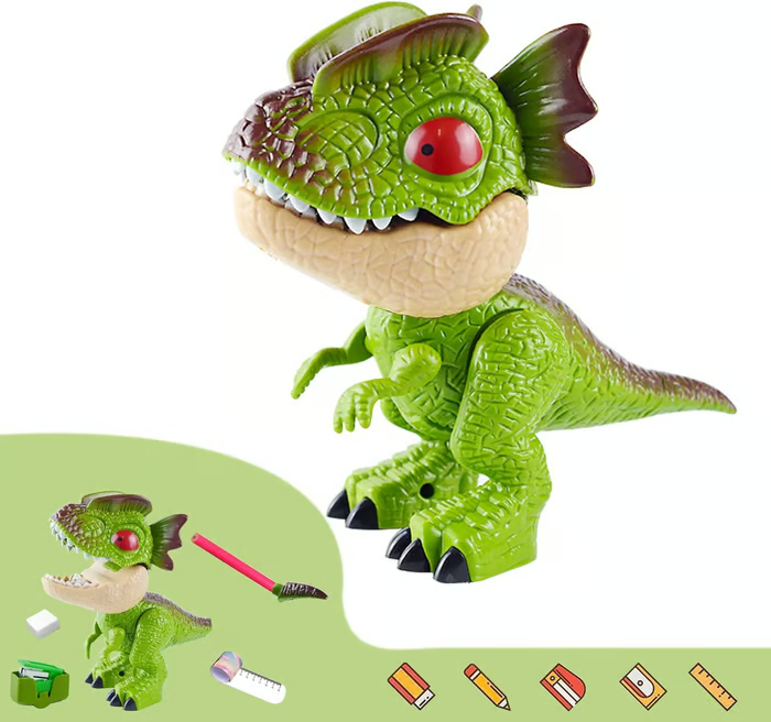 🔥Back to School Promotion Hot Sale-49% OFF🦕5 in 1 Dinosaur-themed Stationery Funny Toy for Kids