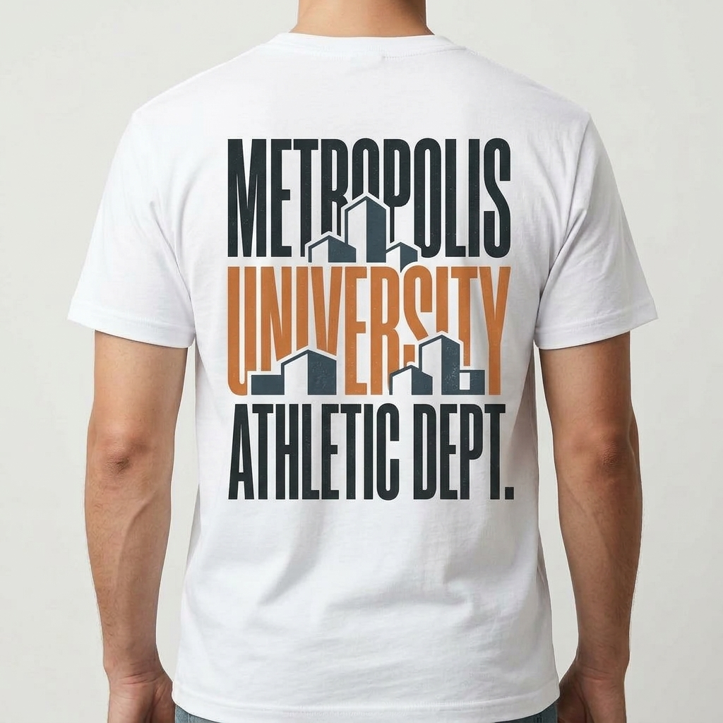 City Varsity Tee, Vintage Athletic Graphic T-Shirt, Unisex Streetwear Shirt CityTee2