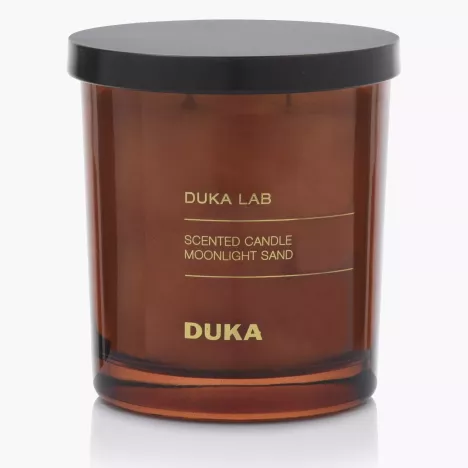 MARKA DUKA Świeca zapachowa sojowa Moonlight Sand DUKA LAB 300 g brązowa