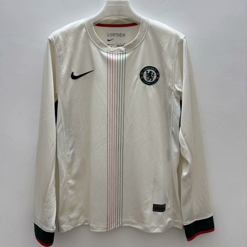 Chelsea Football Jersey Away Long Sleeve Custom Shirt 2025/26