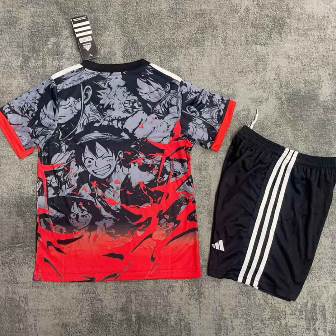 Japan Soccer Jersey One Piece Special Edition Kids Kit Jersey+Shorts 2025