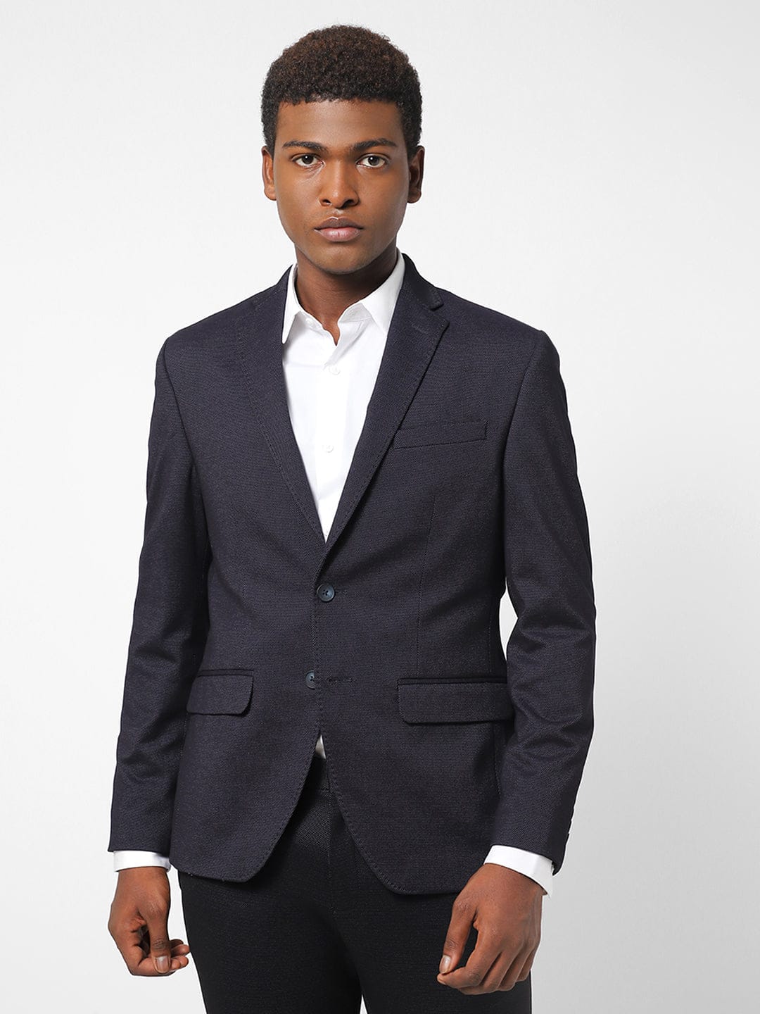 Men's Black Blazer TCJ46452