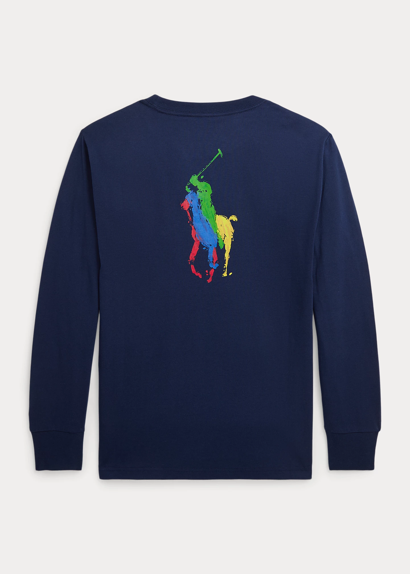 Big Pony Logo Cotton Long-Sleeve Tee