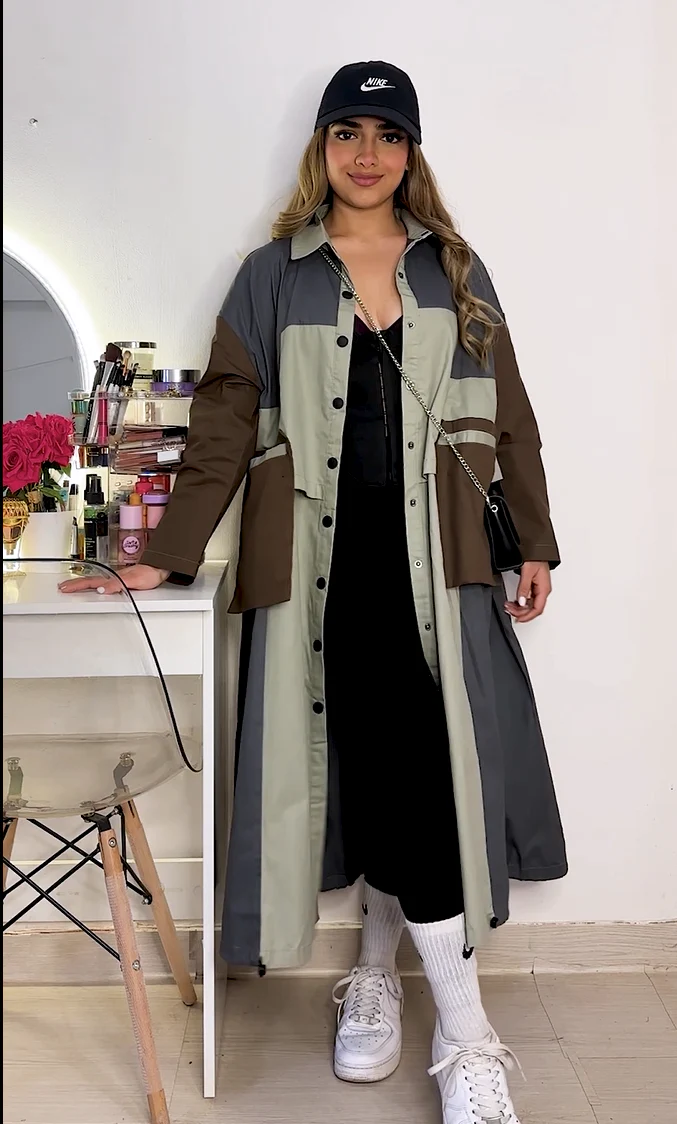Earthen Oversized Patch Dress