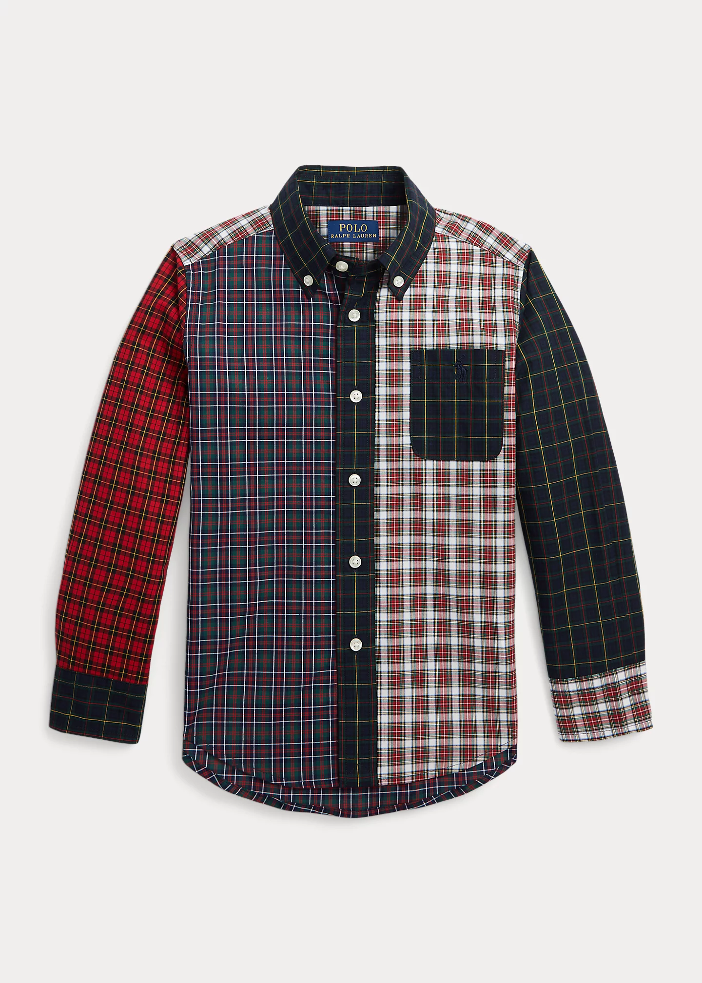 Plaid Cotton Poplin Fun Shirt