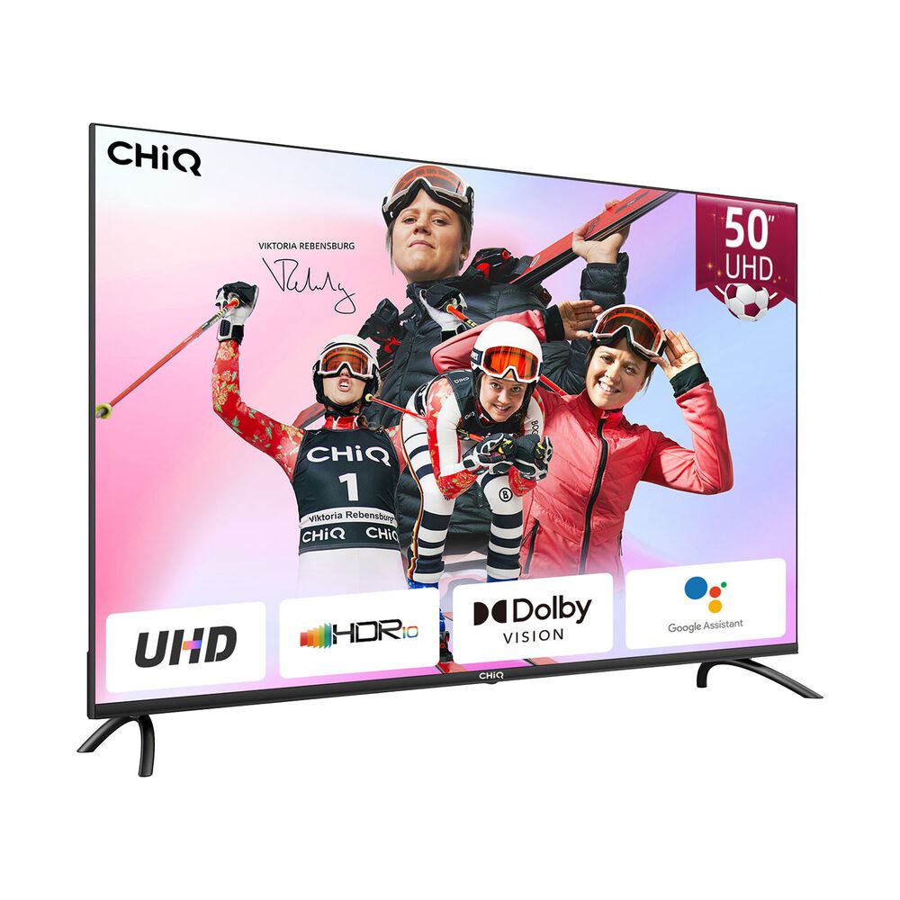 CHIQ Telewizor 50” CHiQ U50G7LX, bezramkowy, 4K Ultra HD, Android TV