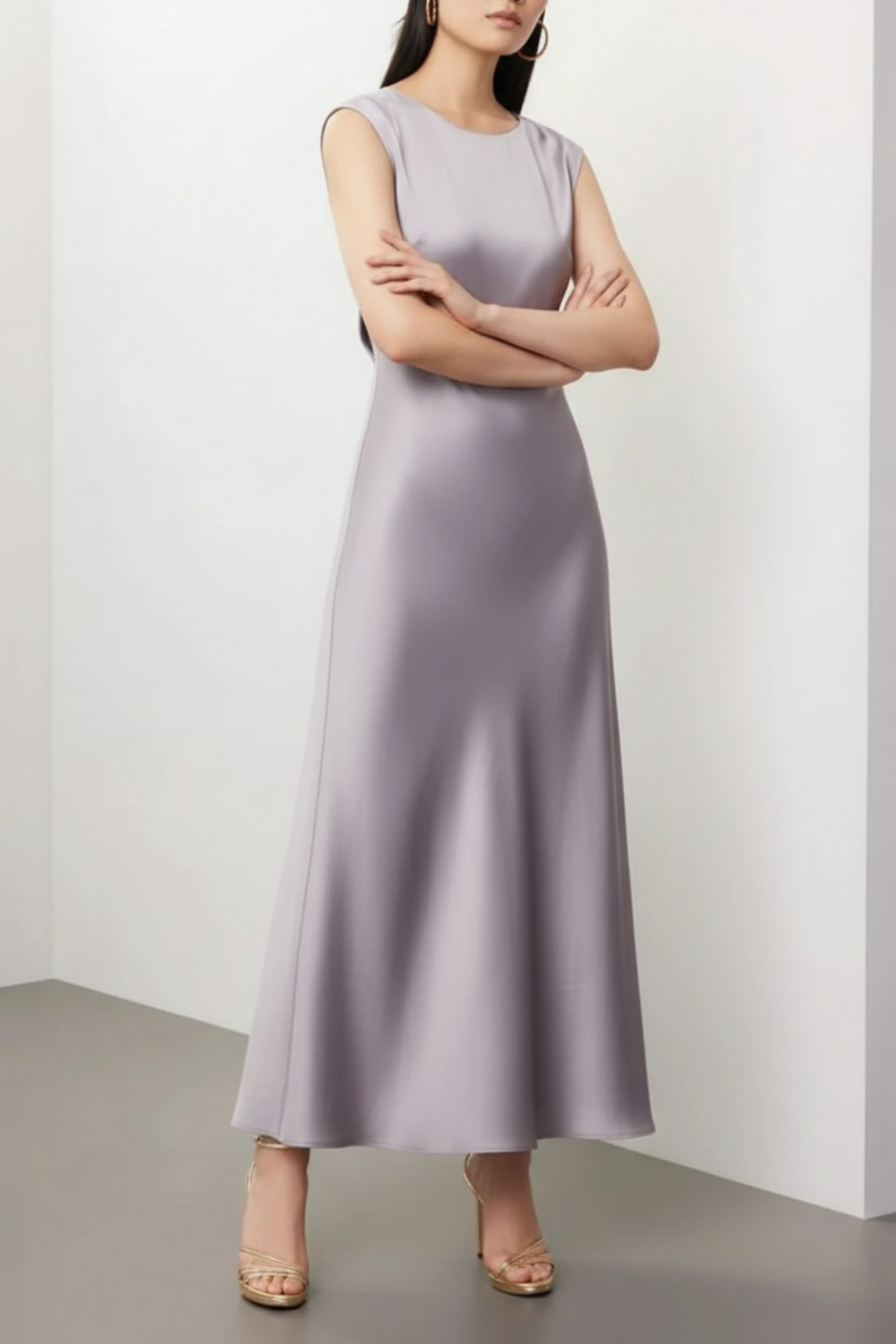 Rachel Lavender Maxi Dress