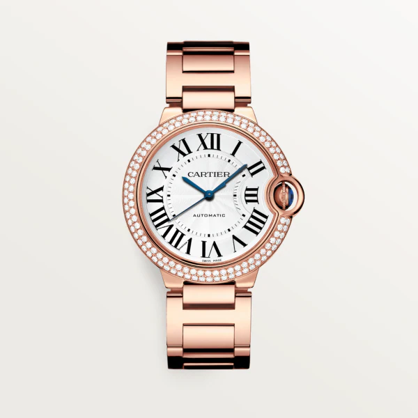 [2026 Mirror Grade]BALLON BLEU Diamond Rose Gold 36mm