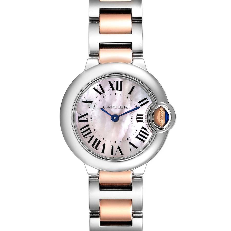 [2026 Mirror Grade]BALLON BLEU Pink Mother of Pearl Dial 28mm