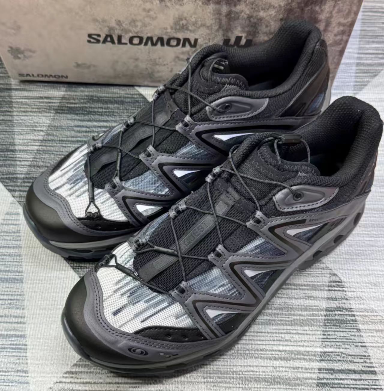 Salomon XA Pro 3D Gradient Grey Mesh Hiking Shoes