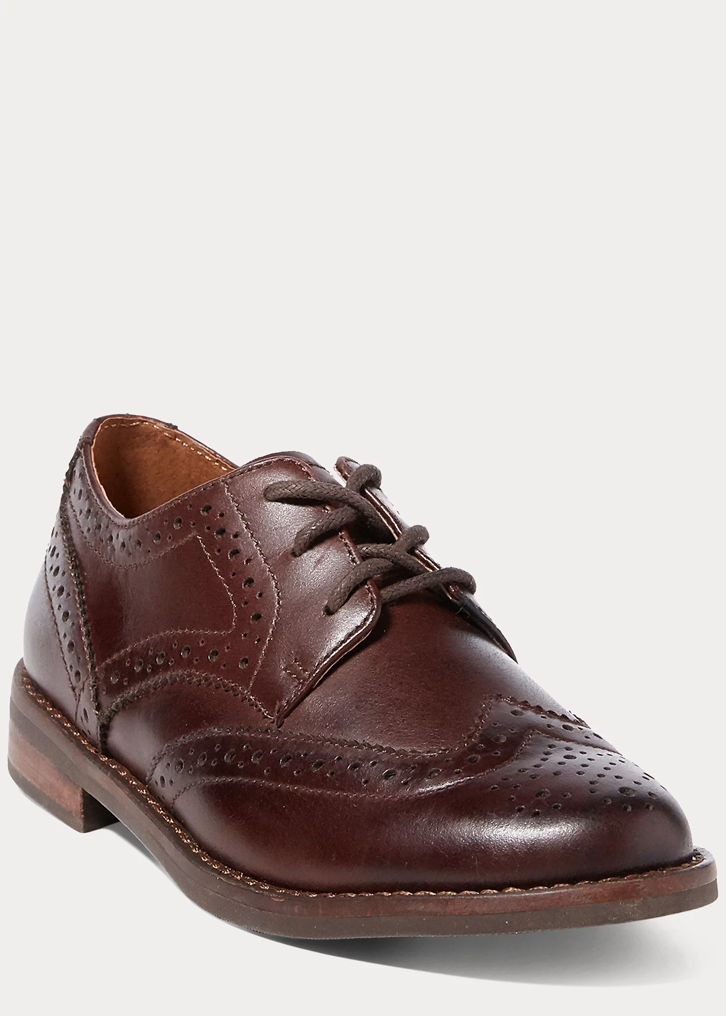 Leather Wingtip Oxford Shoe