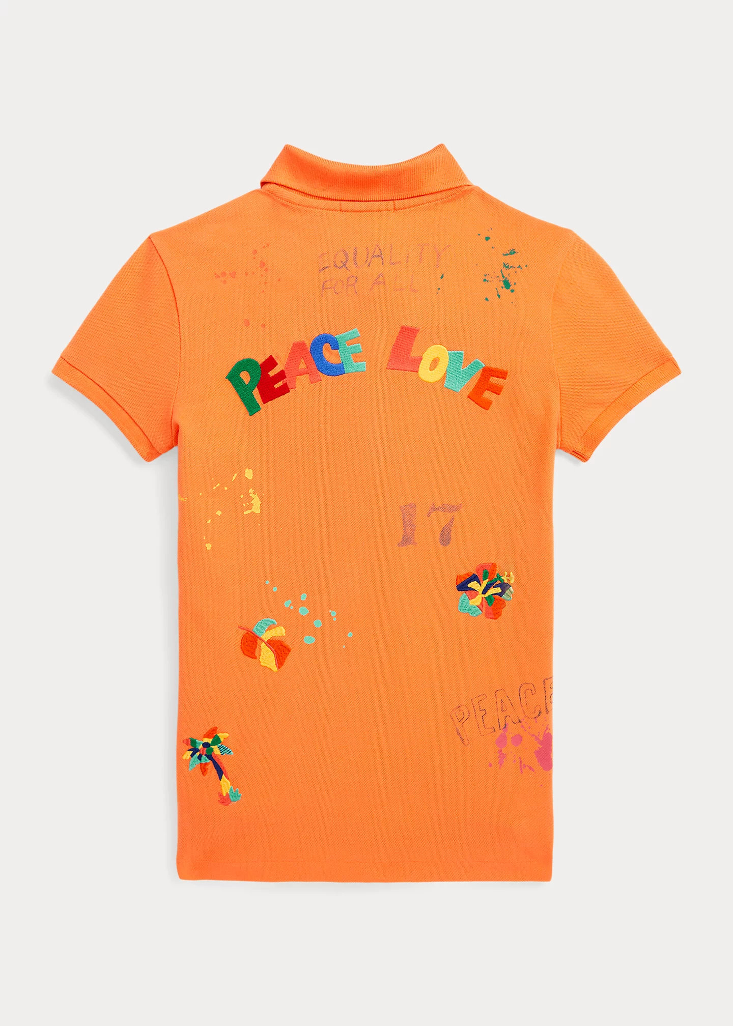 Stretch Mesh Graphic Polo Shirt