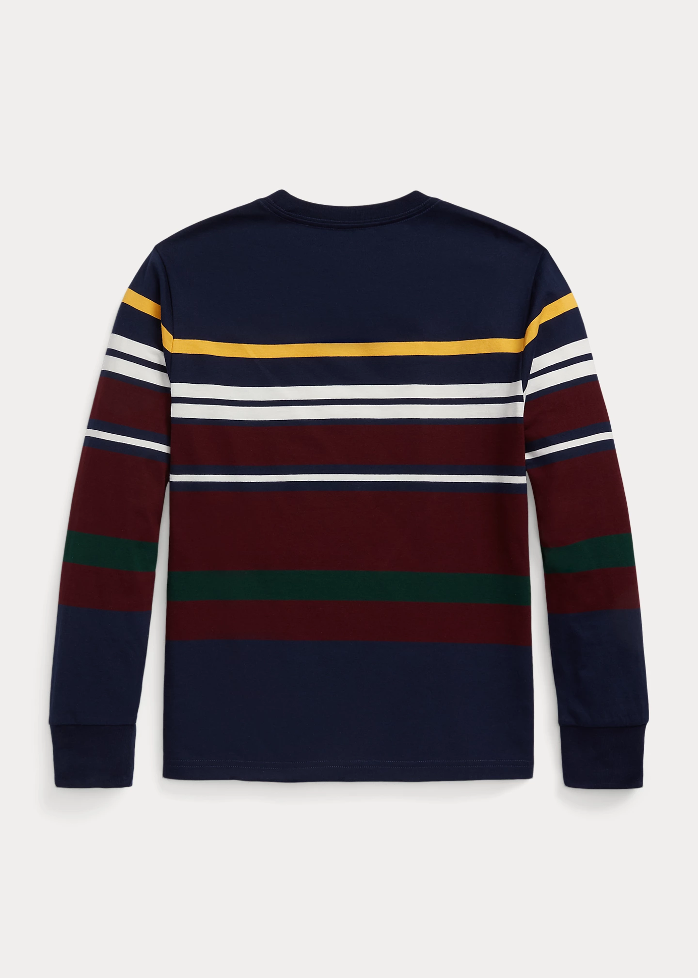 Striped Cotton Jersey Long-Sleeve Tee