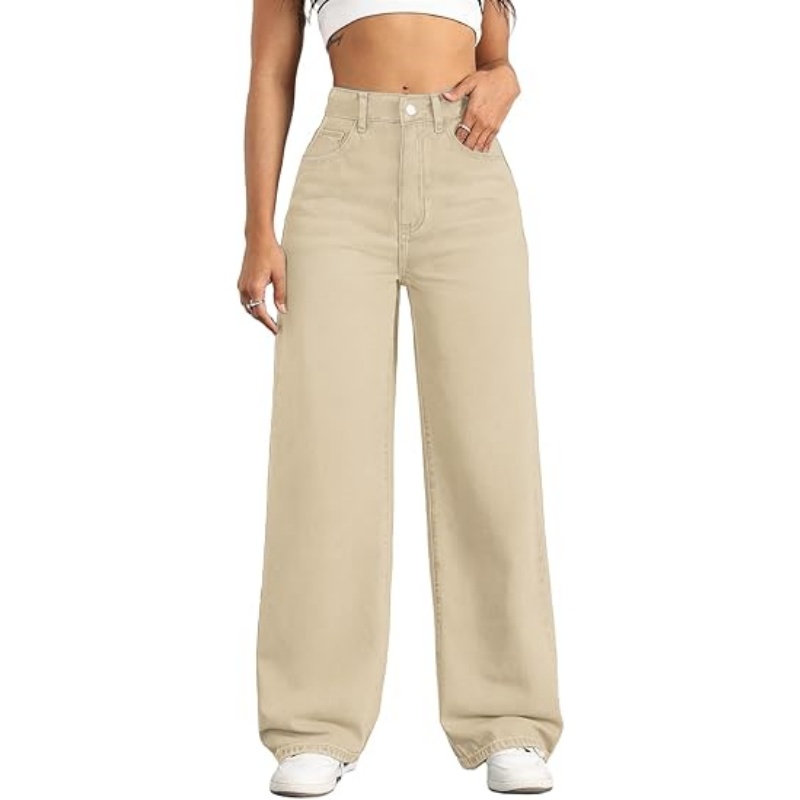 CHICDENLY Straight Leg Jeans for Women