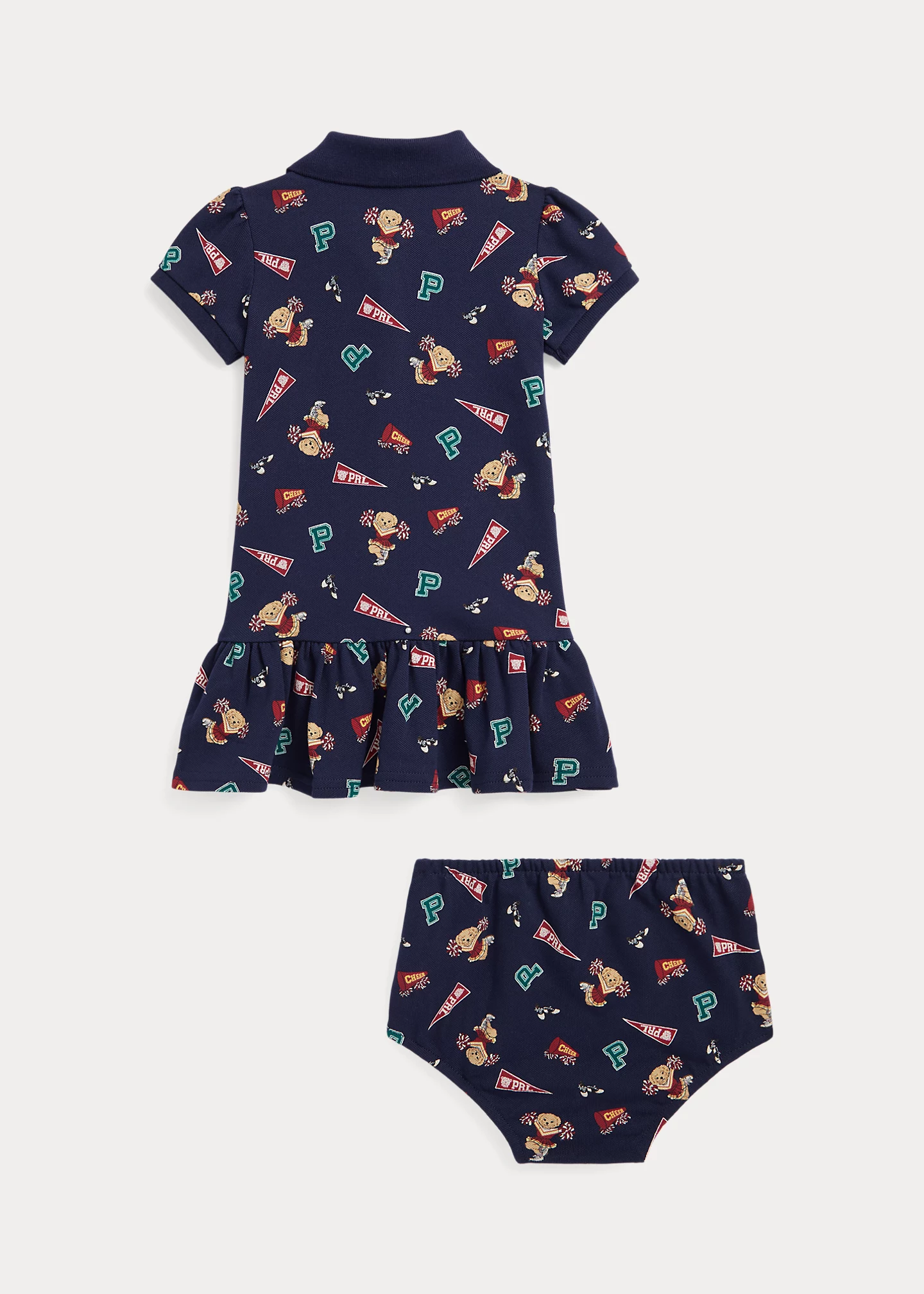 Polo Bear Mesh Polo Dress & Bloomer