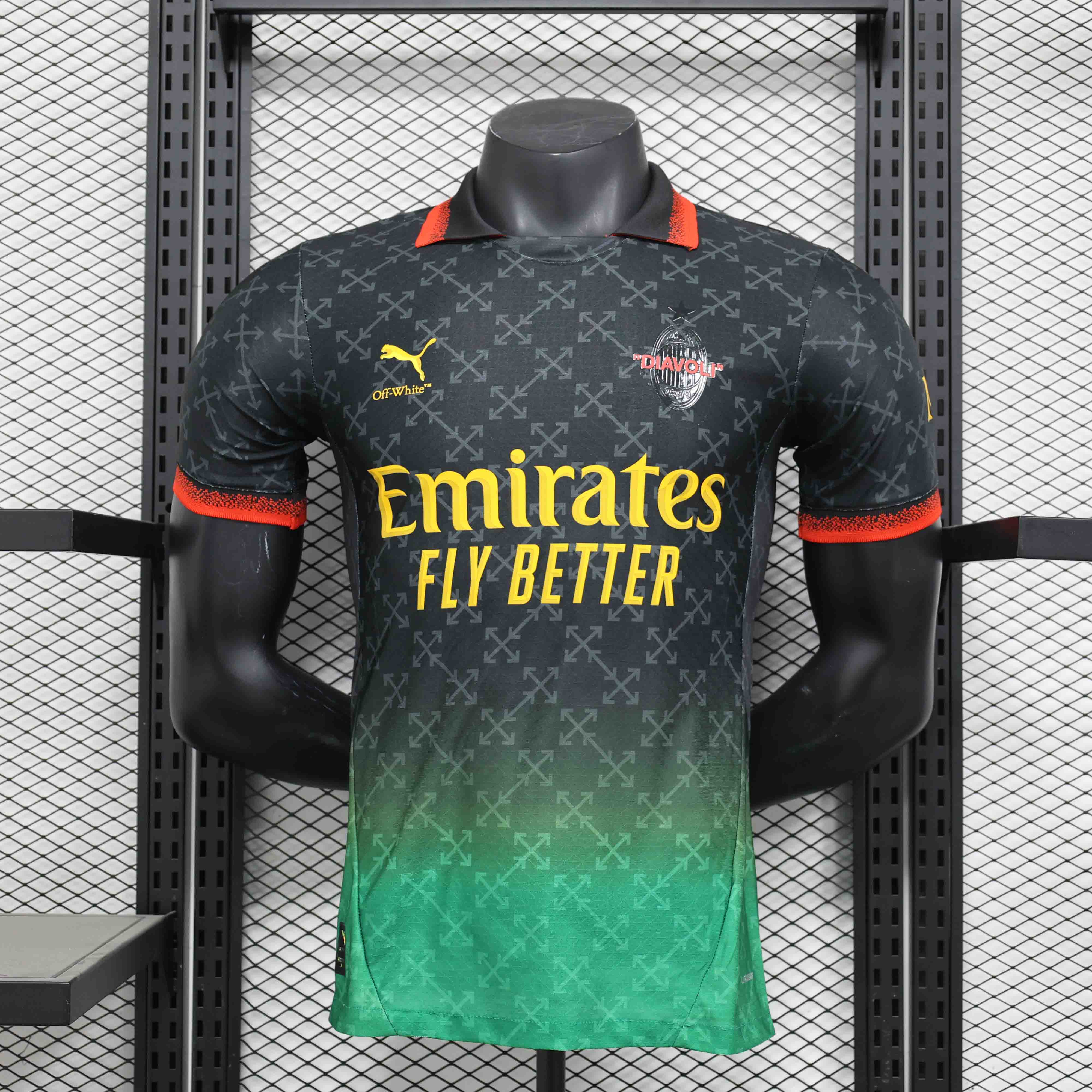 AC Milan Authentic Soccer Jersey Fourth Away Shirt 2024/25