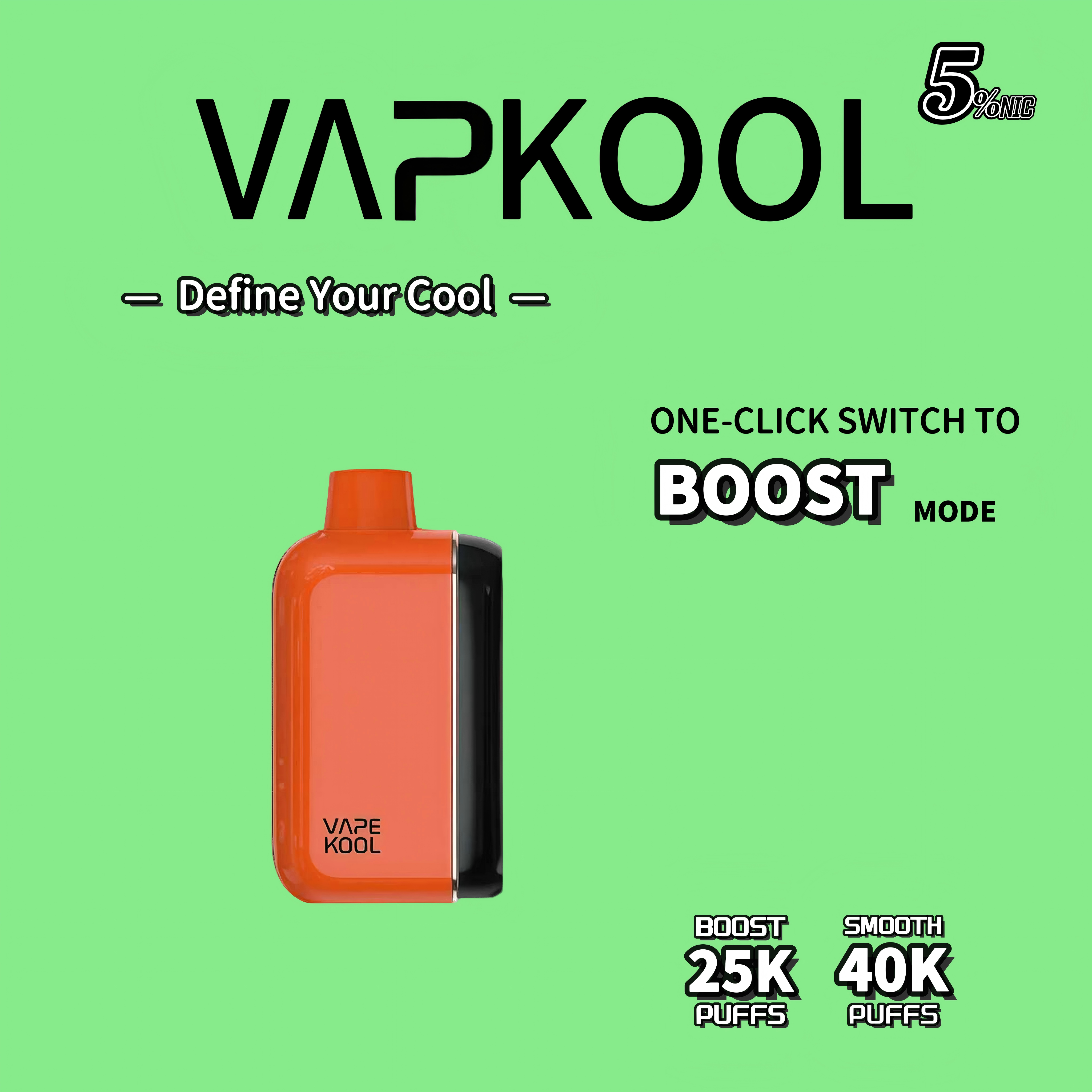 MANGO PEACH VAPEKOOL KOLOS 40000 PUFFS