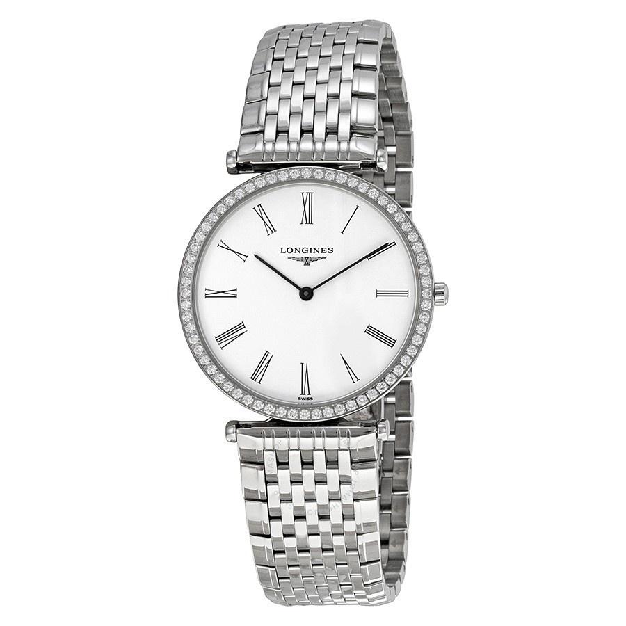 [2026 Mirror Grade]Longines Women's L47410116 La Grande Classique Diamond Stainless Steel Watch