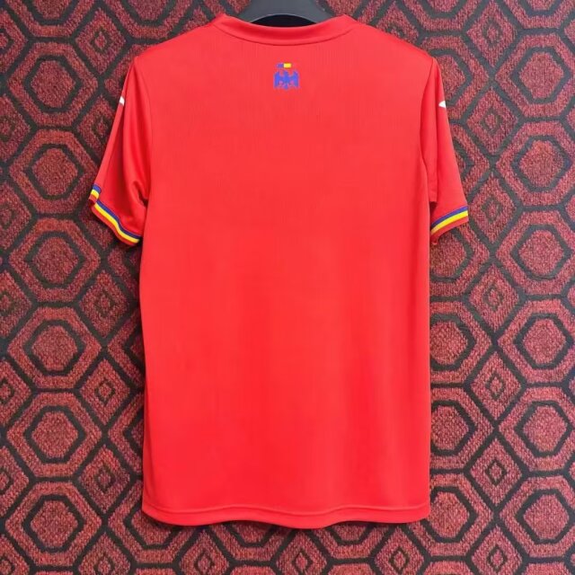 Romania Soccer Jersey Away Custom Shirt EURO 2024