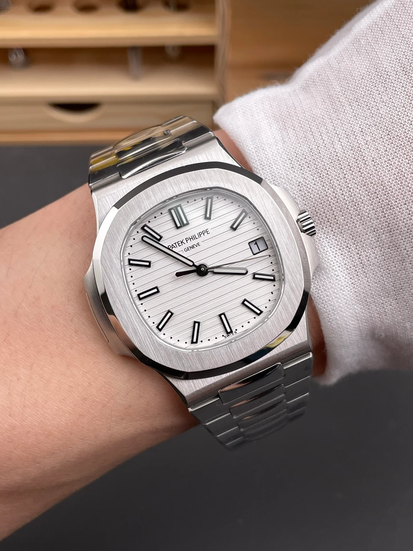 Nautilus 5711 White Dial