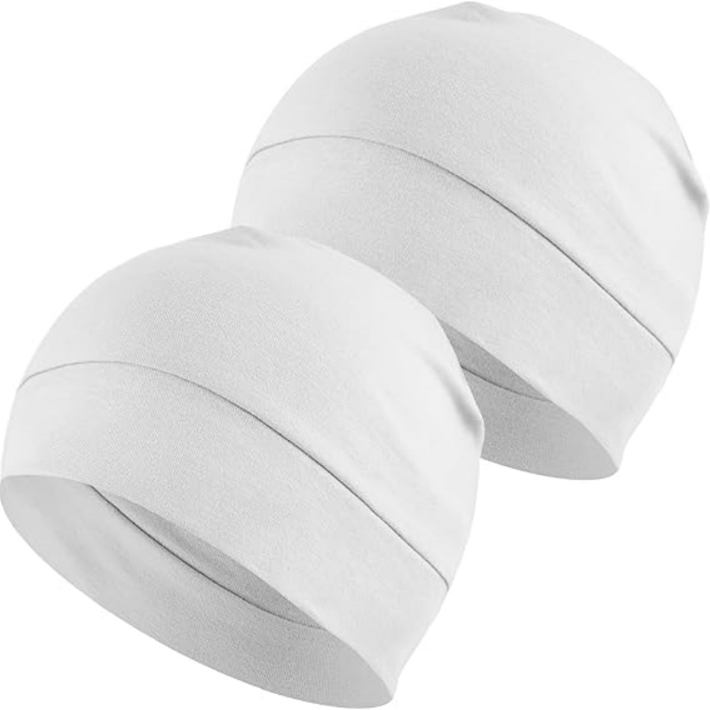 Headshion Cotton Skull Caps for Men Women