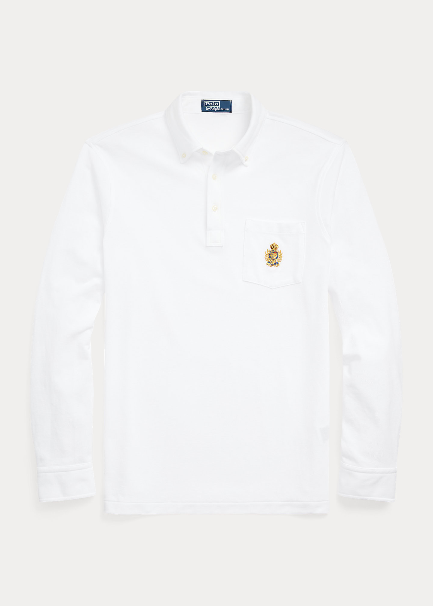 Classic Fit Polo Crest Mesh Polo Shirt