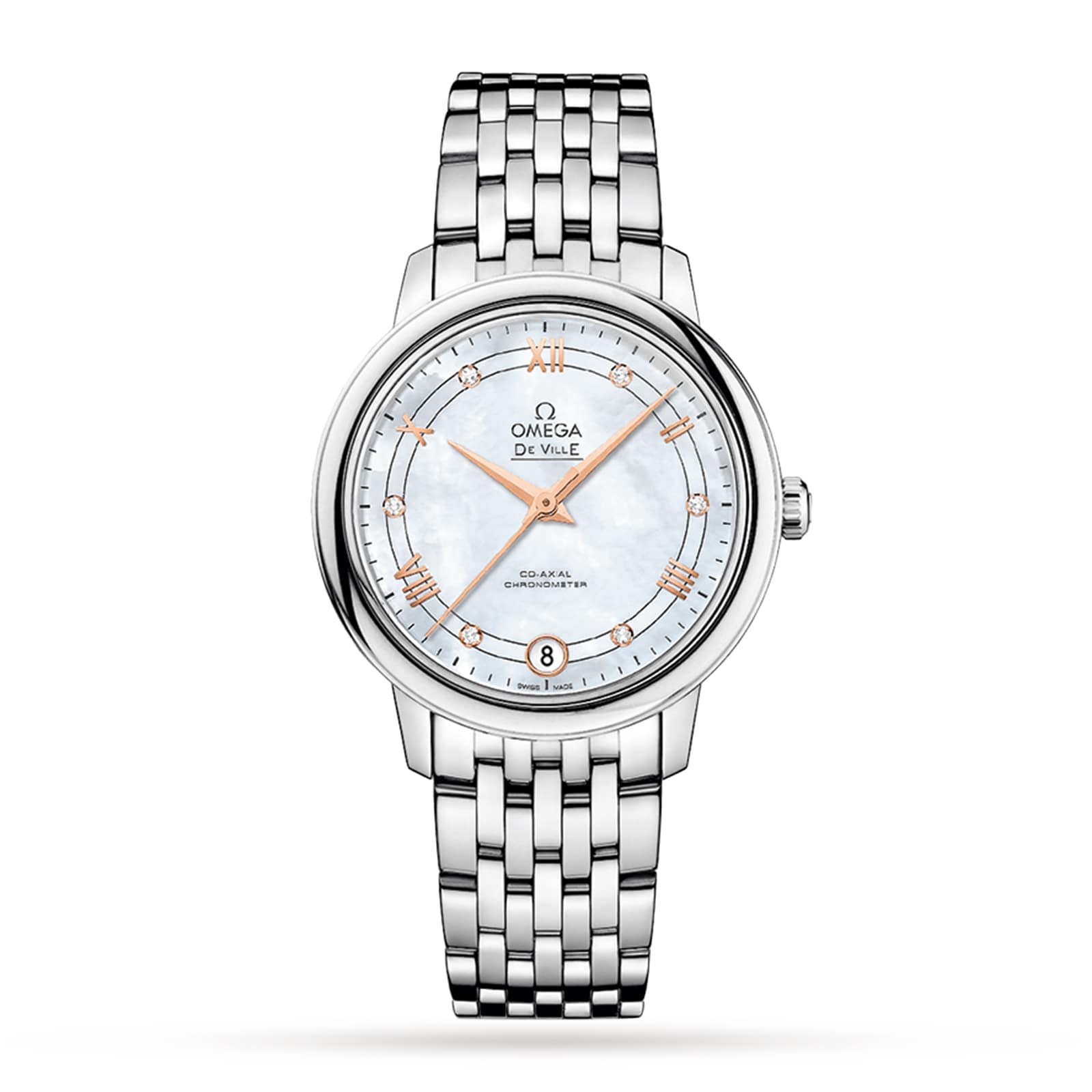 [2026 Mirror Grade]Omega De Ville Prestige Co-Axial Chronometer 33mm Ladies Watch-P17331412