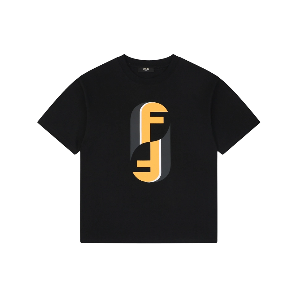 FD FF Logo Graphic T-Shirt (White/Black)