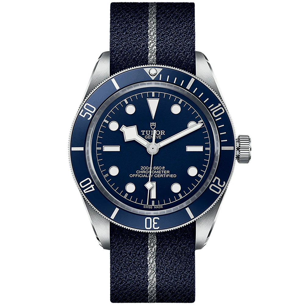 [2026 Mirror Grade]TUDOR Black Bay 58 39mm Navy Blue Dial & Bezel Automatic Fabric Strap Watch M79030B-0003