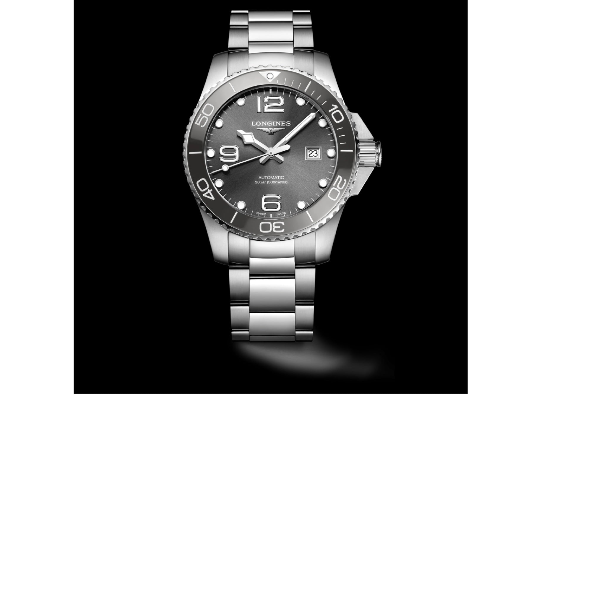 [2026 Mirror Grade]Longines Men's L3.782.4.76.6 HydroConquest Stainless Steel Watch