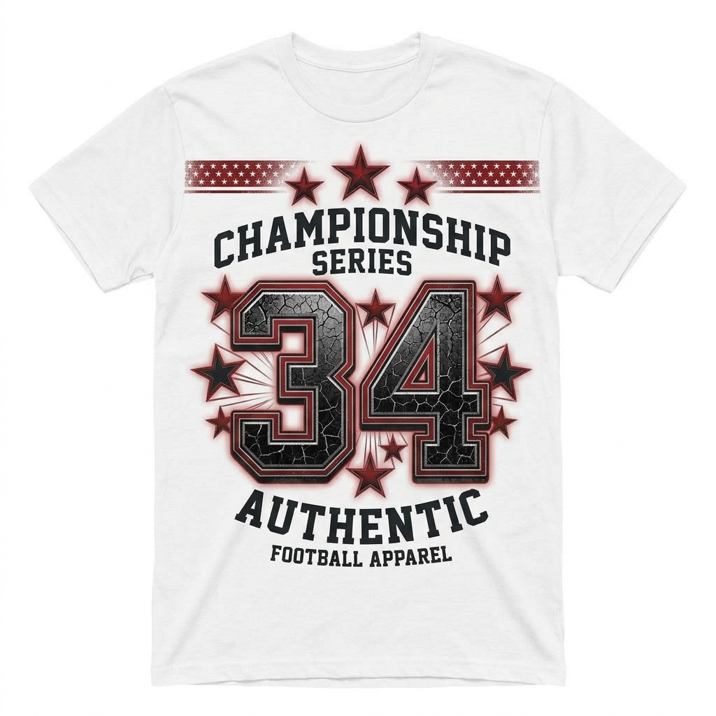 Unisex Loose Fit T-Shirt 100% Cotton Soft Comfortable Summer Casual Printed Top Soccer