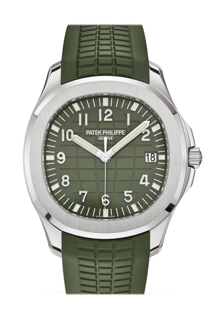[2026 Mirror Grade]Patek Philippe Aquanaut Khaki Green Dial Watch 5168G-010