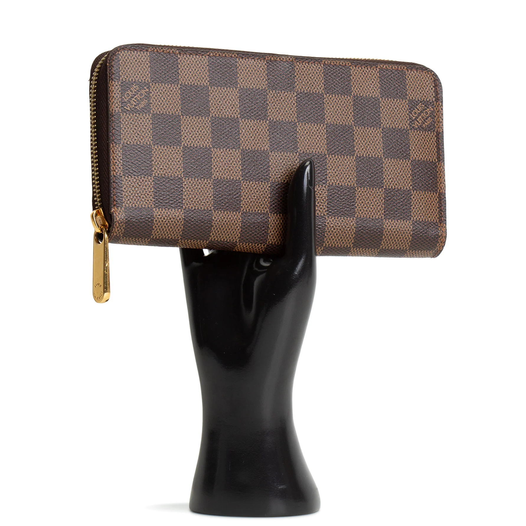LOUIS VUITTON Damier Ebene Zippy Wallet